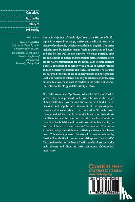 Nietzsche, Friedrich - Nietzsche: The Gay Science