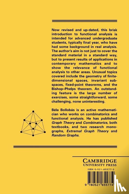 Bollobas, Bela (University of Cambridge) - Linear Analysis