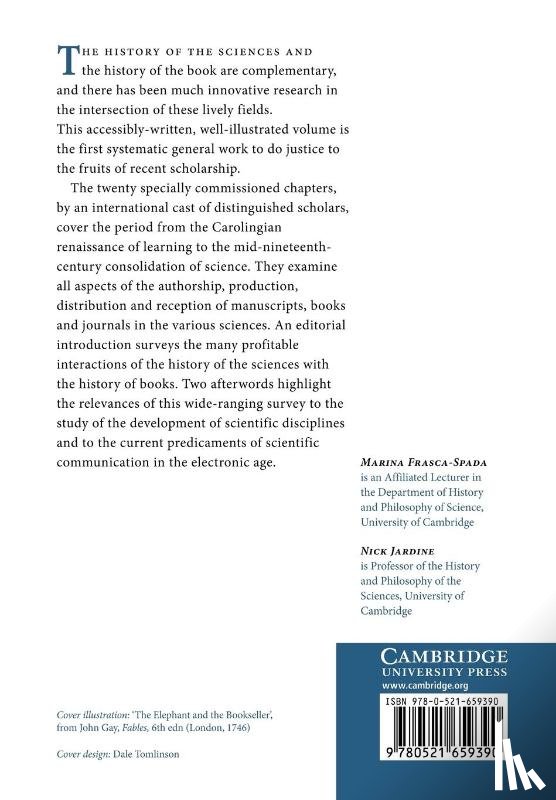  - Books and the Sciences in History