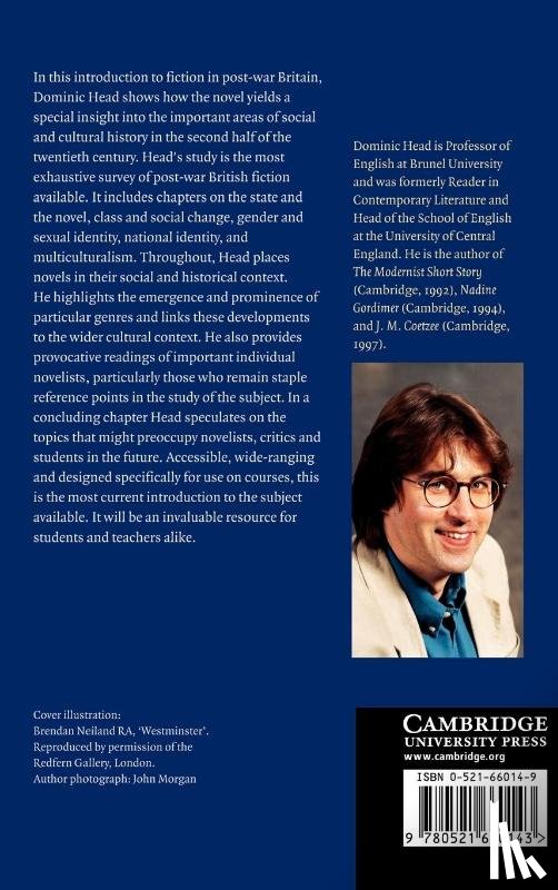Head, Dominic (Brunel University) - The Cambridge Introduction to Modern British Fiction, 1950–2000