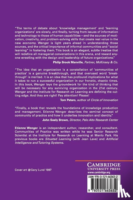 Wenger, Etienne - Communities of Practice