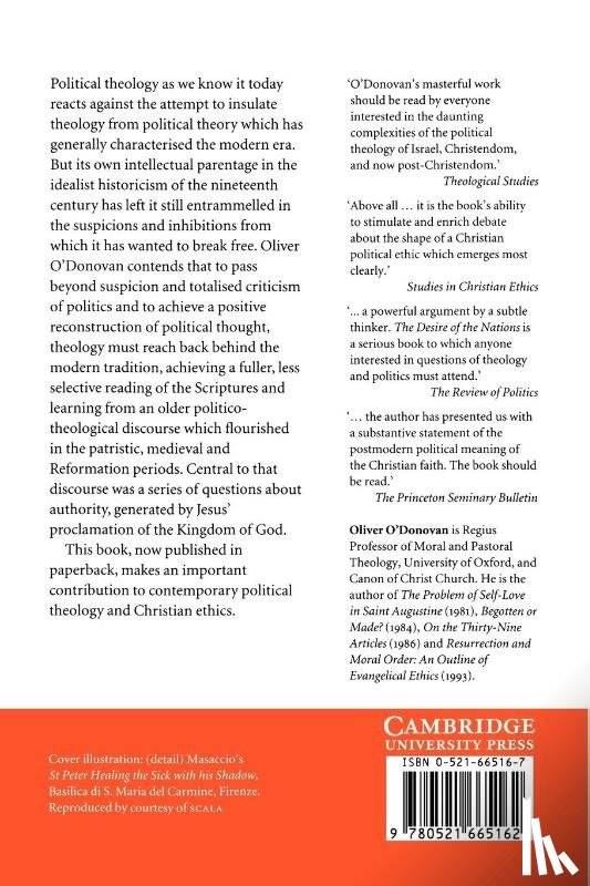 O'Donovan, Oliver (University of Oxford) - The Desire of the Nations