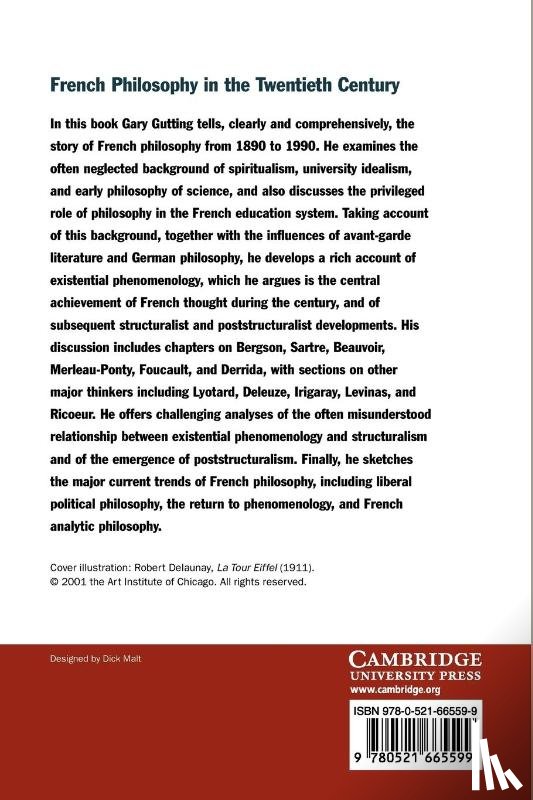Gutting, Gary (University of Notre Dame - French Philosophy in the Twentieth Century