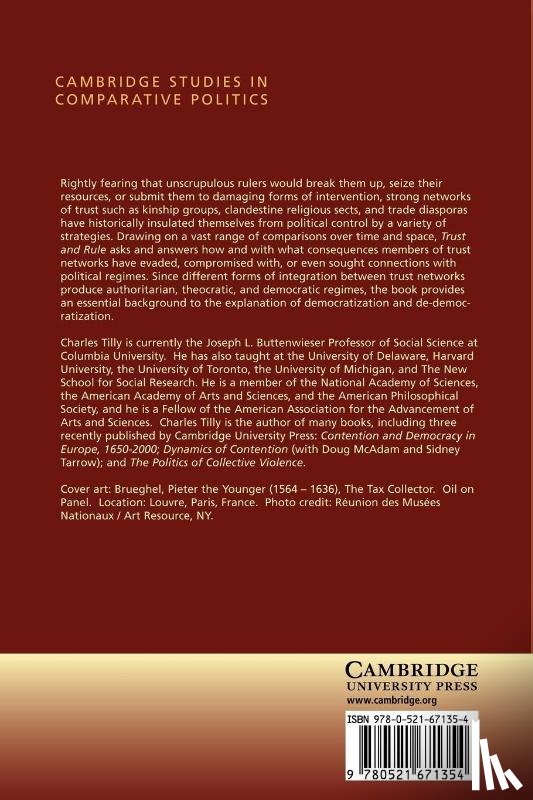 Tilly, Charles (Columbia University - Trust and Rule