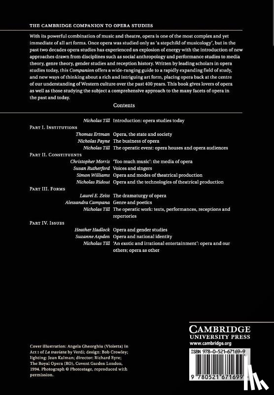  - The Cambridge Companion to Opera Studies