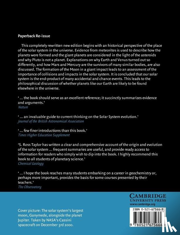 Taylor, Stuart Ross (Australian National University - Solar System Evolution