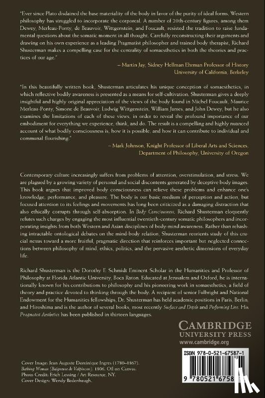Shusterman, Richard (Florida Atlantic University) - Body Consciousness