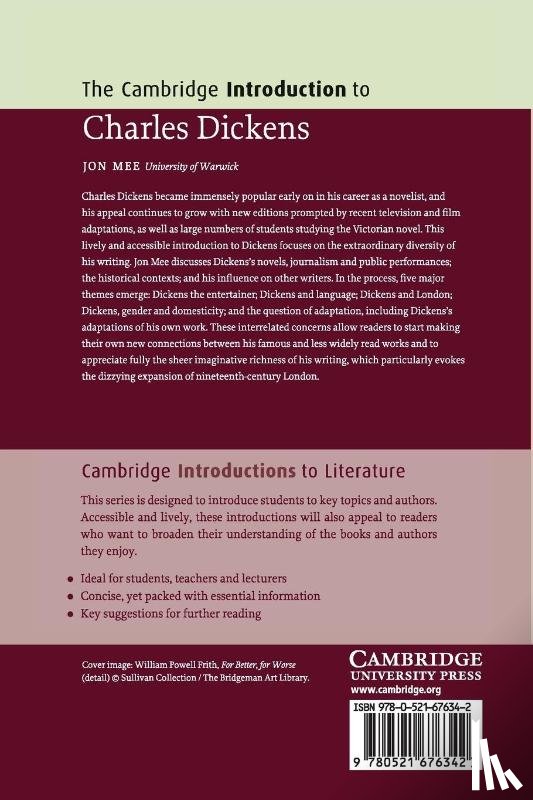 Mee, Jon (Professor - The Cambridge Introduction to Charles Dickens