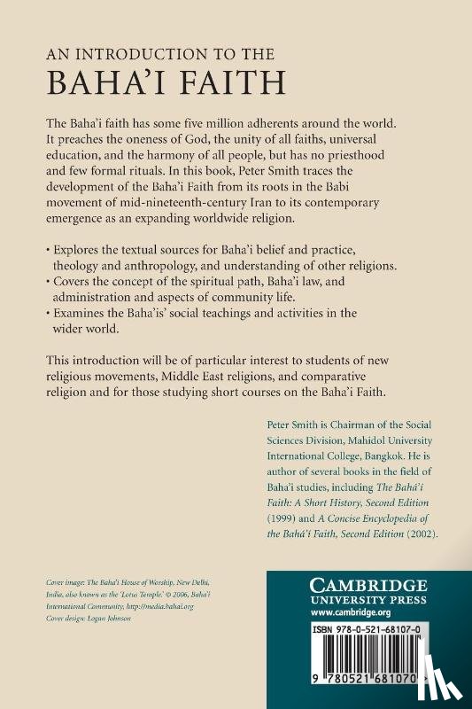 Smith, Peter (Mahidol University - An Introduction to the Baha'i Faith