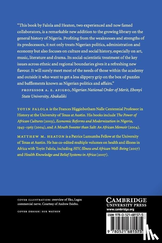 Falola, Toyin (University of Texas, Heaton, Matthew M. (University of Texas - A History of Nigeria