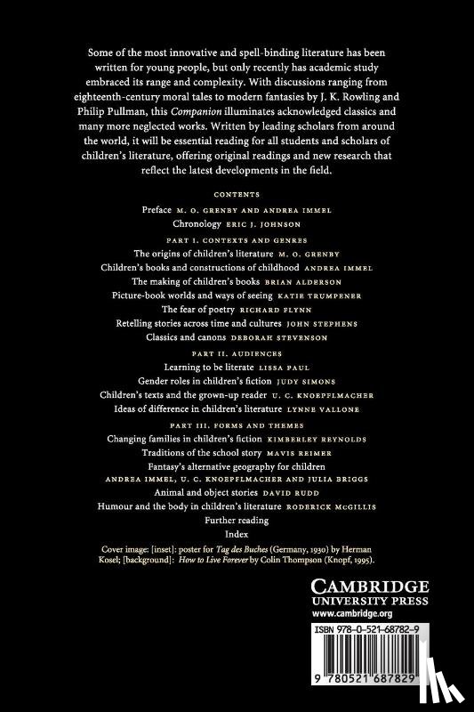  - The Cambridge Companion to Children's Literature