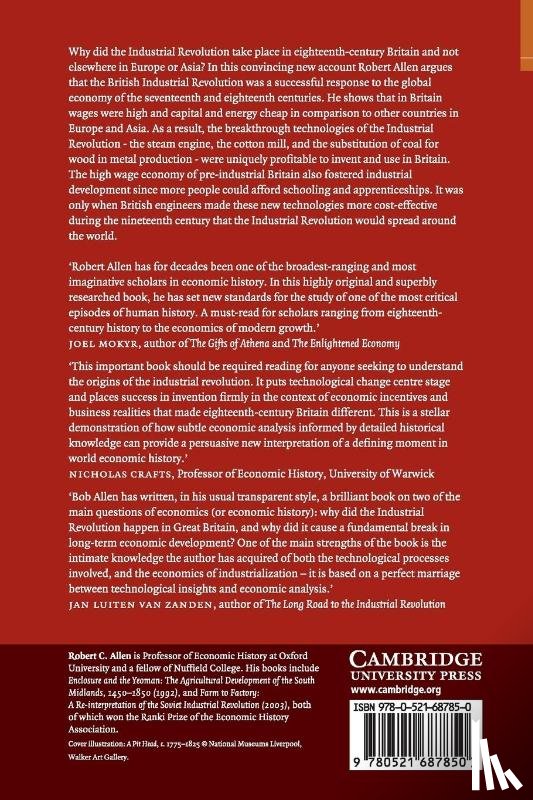 Allen, Robert C. (University of Oxford) - The British Industrial Revolution in Global Perspective