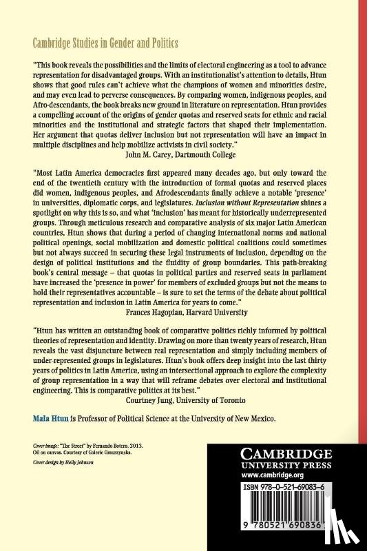 Htun, Mala (University of New Mexico) - Inclusion without Representation in Latin America