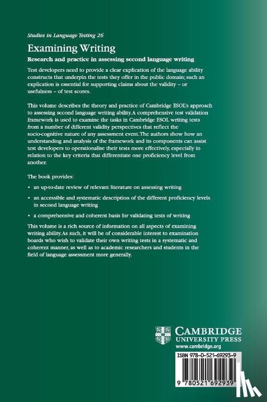 Shaw, Stuart D., Weir, Cyril J. (University of Luton) - Examining Writing