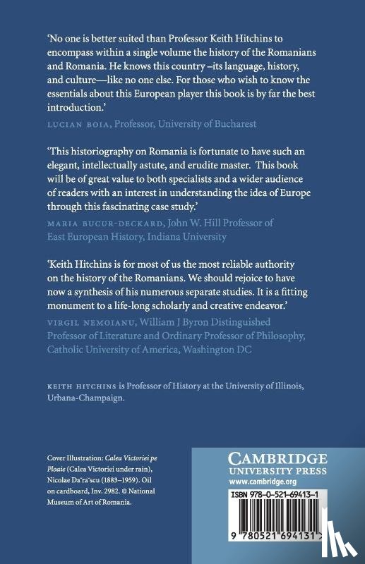 Hitchins, Keith (University of Illinois - A Concise History of Romania
