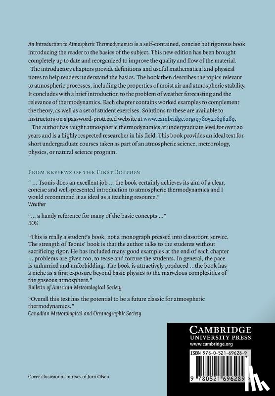 Tsonis, Anastasios (University of Wisconsin - An Introduction to Atmospheric Thermodynamics