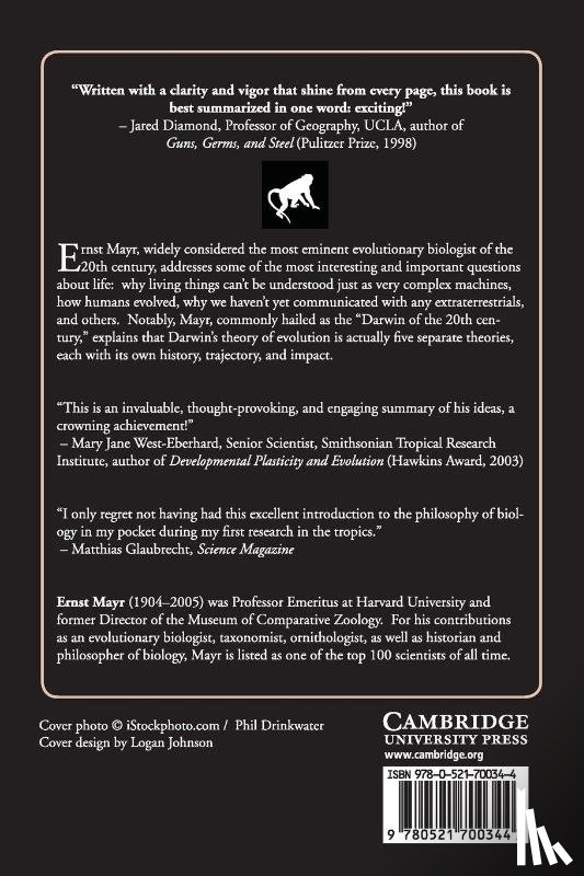 Mayr, Ernst (Harvard University - What Makes Biology Unique?