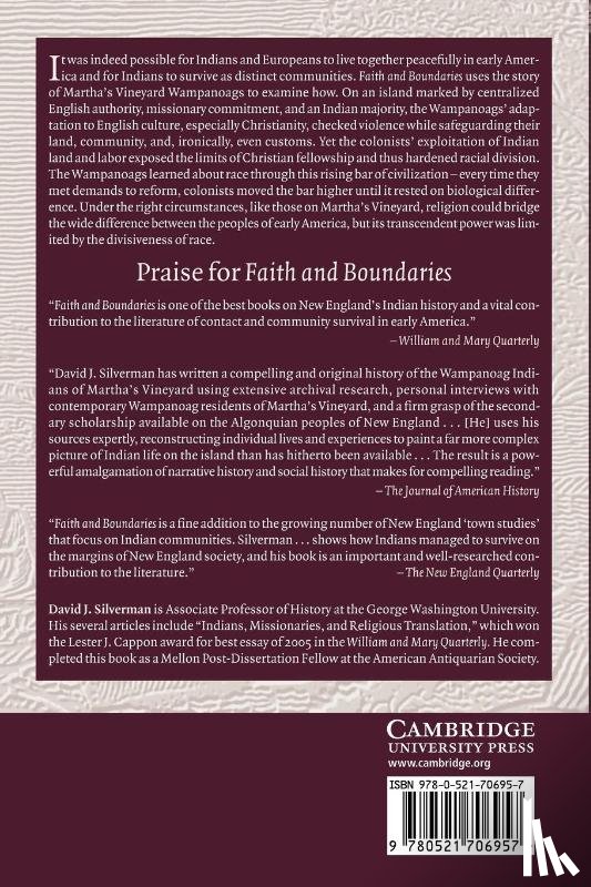Silverman, David J. (George Washington University - Faith and Boundaries