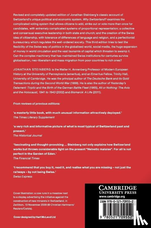 Steinberg, Jonathan (University of Pennsylvania) - Why Switzerland?