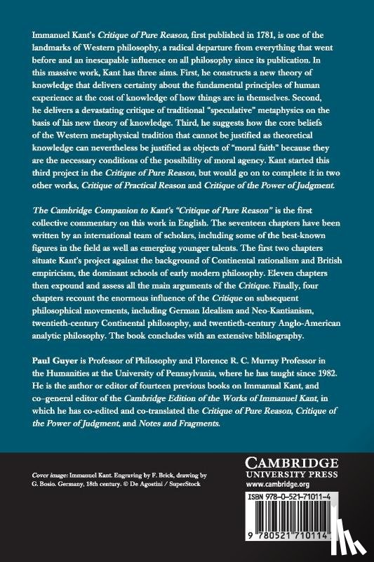  - The Cambridge Companion to Kant's Critique of Pure Reason