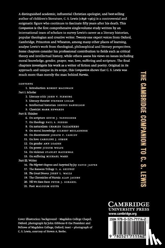  - The Cambridge Companion to C. S. Lewis