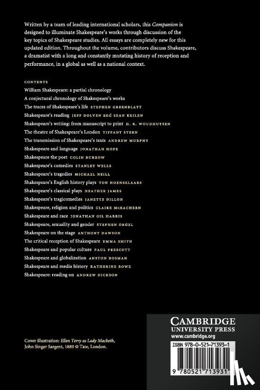 - The New Cambridge Companion to Shakespeare