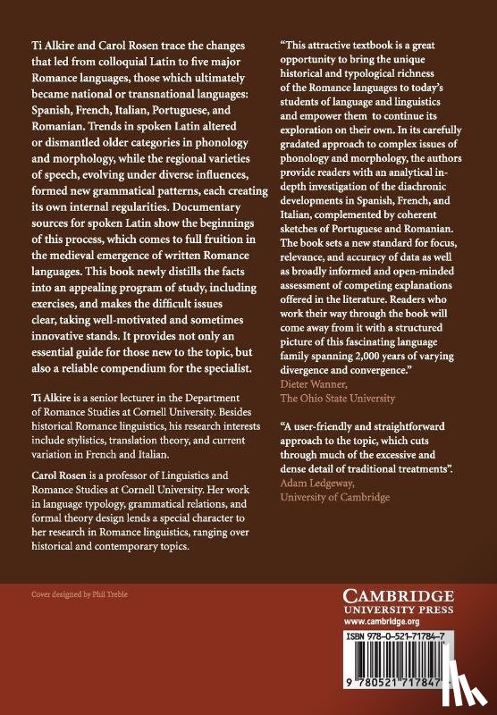 Alkire, Ti (Cornell University, Rosen, Carol (Cornell University - Romance Languages