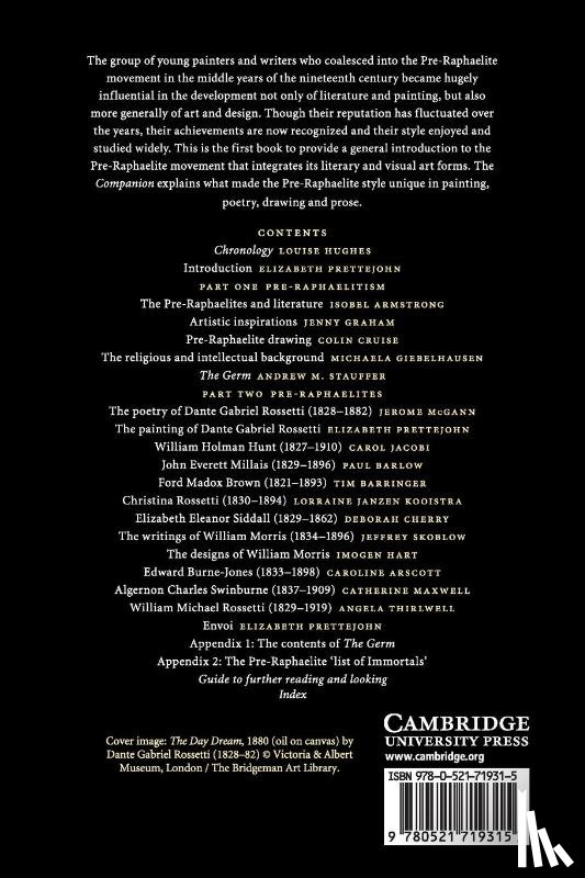  - The Cambridge Companion to the Pre-Raphaelites