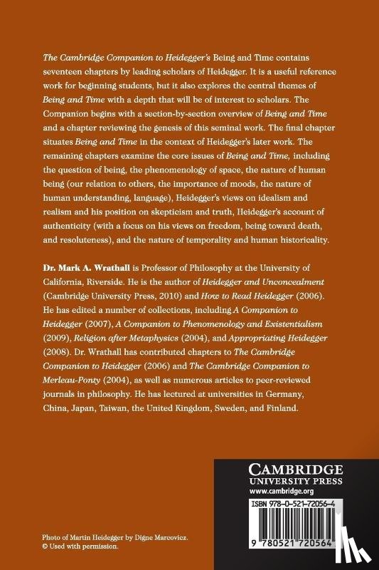  - The Cambridge Companion to Heidegger's Being and Time
