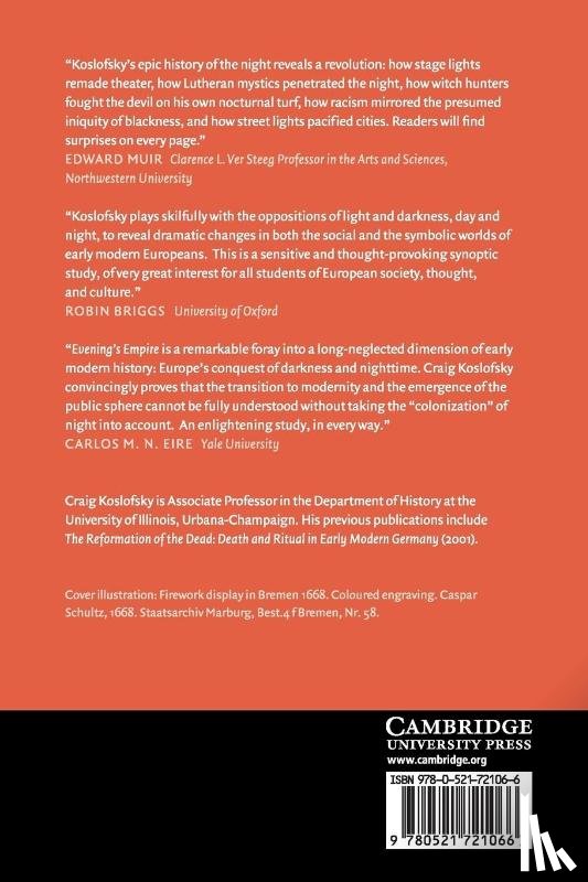 Koslofsky, Craig (Associate Professor - Evening's Empire