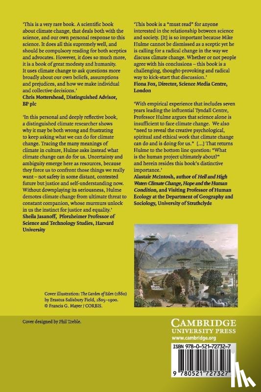 Hulme, Mike (University of East Anglia) - Why We Disagree about Climate Change
