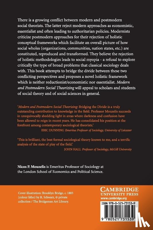 Mouzelis, Nicos P. (London School of Economics and Political Science) - Modern and Postmodern Social Theorizing