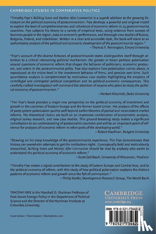 Frye, Timothy (Columbia University - Building States and Markets after Communism