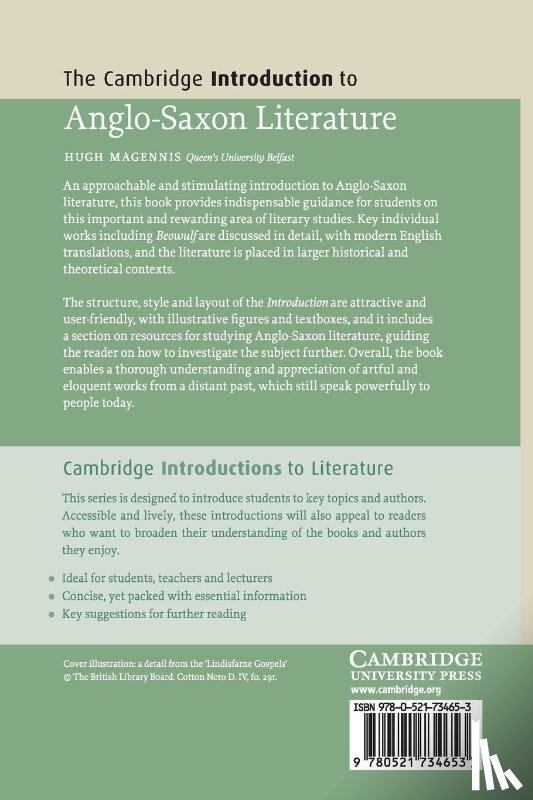 Magennis, Hugh (Queen's University Belfast) - The Cambridge Introduction to Anglo-Saxon Literature