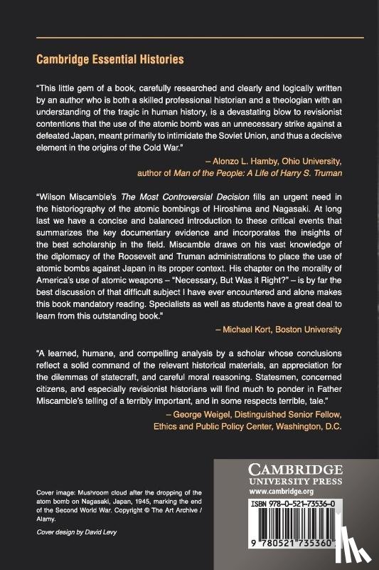Miscamble, Wilson D. (University of Notre Dame - The Most Controversial Decision