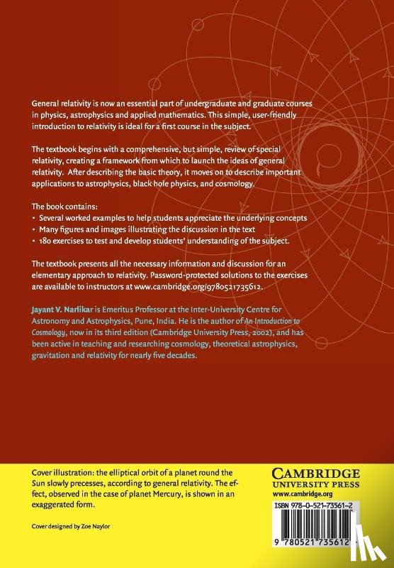 Narlikar, Jayant V. (Inter-University Centre for Astronomy and Astrophysics (IUCAA) - An Introduction to Relativity