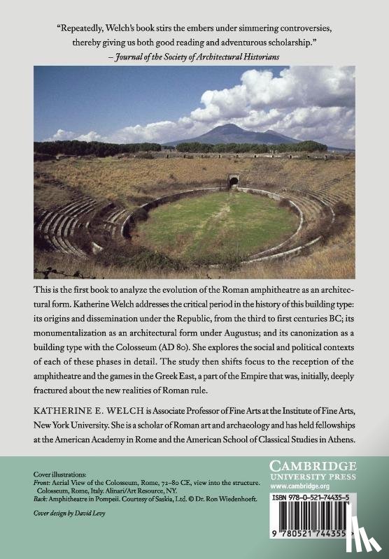 Welch, Katherine E. - The Roman Amphitheatre
