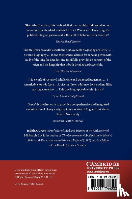 Green, Judith A. (Queen's University Belfast) - Henry I