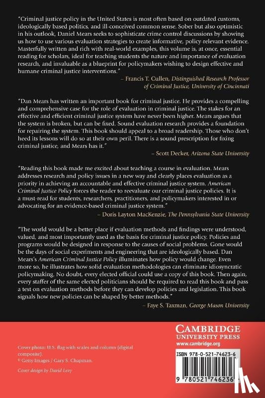 Mears, Daniel P. (Florida State University) - American Criminal Justice Policy