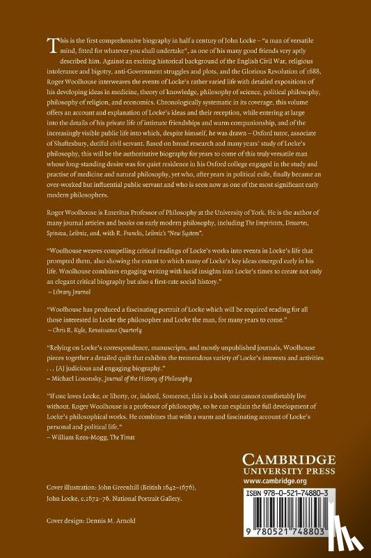 Woolhouse, Roger (University of York) - Locke: A Biography