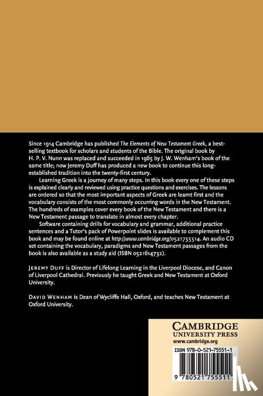Duff, Jeremy - The Elements of New Testament Greek