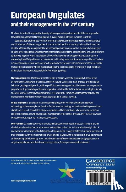  - European Ungulates and their Management in the 21st Century