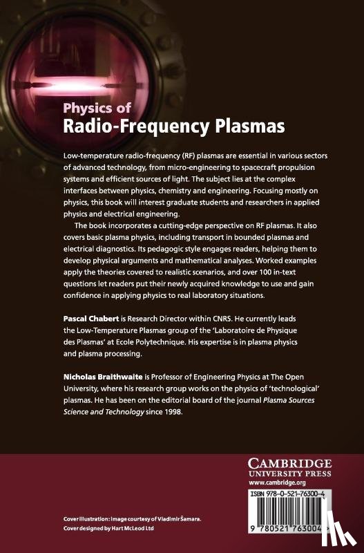 Chabert, Pascal (Ecole Polytechnique, Braithwaite, Nicholas (The Open University - Physics of Radio-Frequency Plasmas