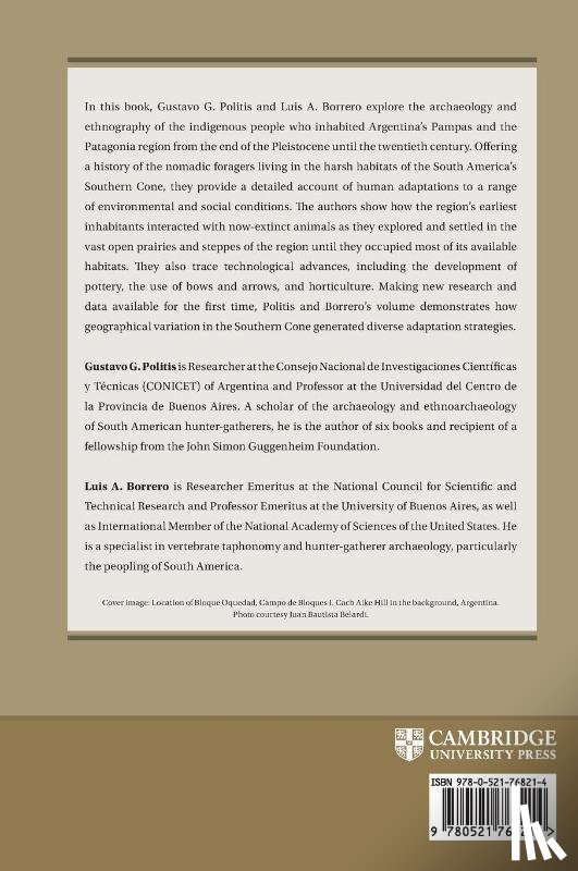 Politis, Gustavo G. (Universidad Nacional del Centro de la Provincia de Buenos Aires), Borrero, Luis A. (Universidad de Buenos Aires - The Archaeology of the Pampas and Patagonia
