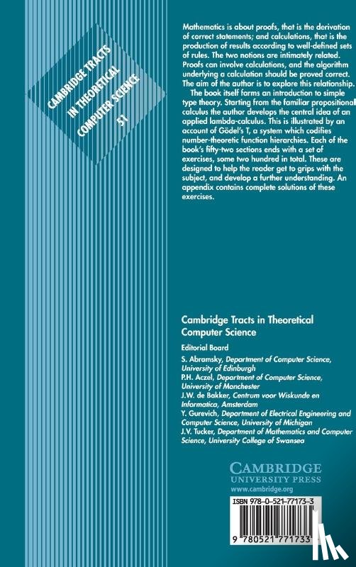 Simmons, H. (University of Manchester) - Derivation and Computation
