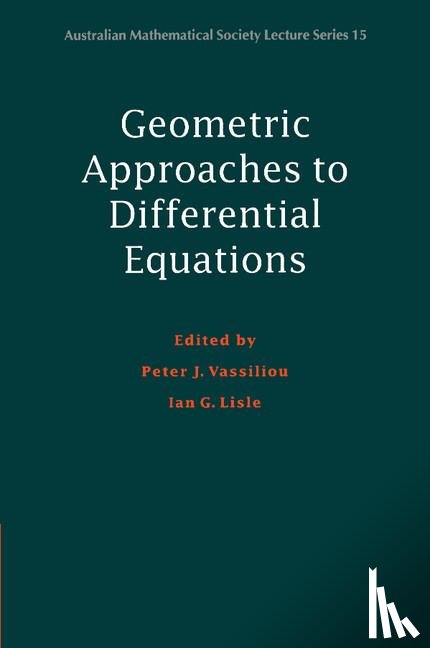 - Geometric Approaches to Differential Equations
