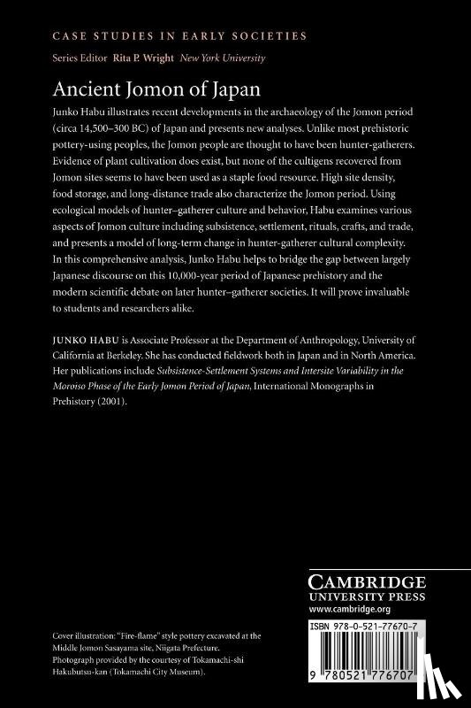 Habu, Junko (University of California - Ancient Jomon of Japan