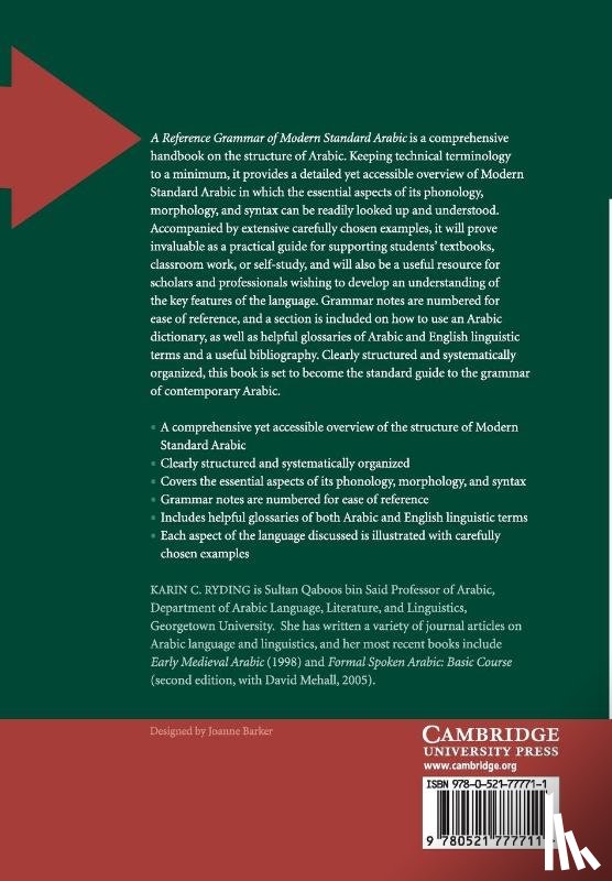 Ryding, Karin C. (Georgetown University - A Reference Grammar of Modern Standard Arabic