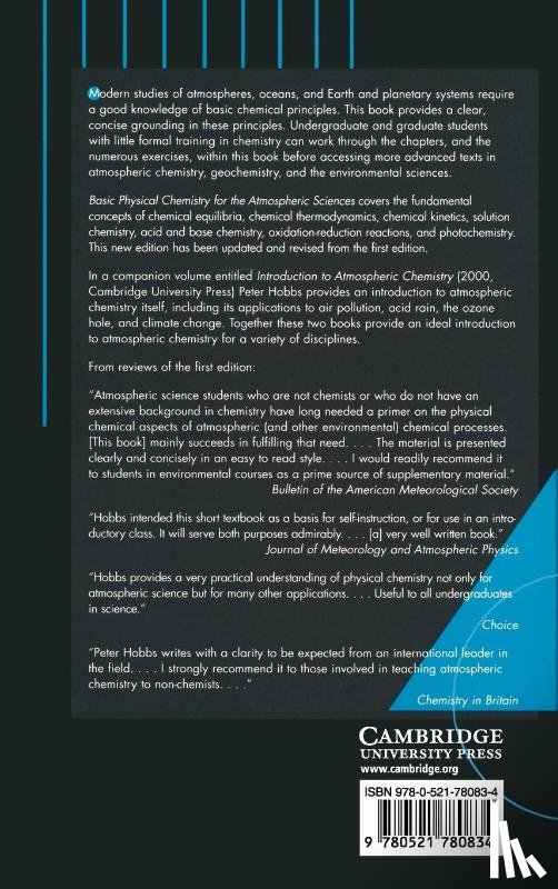 Hobbs, Peter V. (University of Washington) - Basic Physical Chemistry for the Atmospheric Sciences