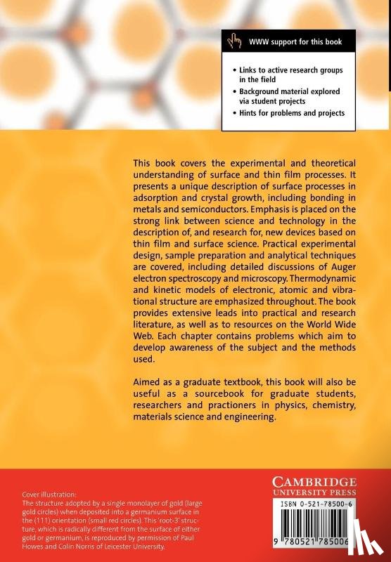 Venables, John A. (Arizona State University) - Introduction to Surface and Thin Film Processes